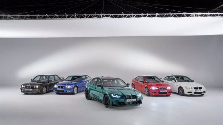 ep distintas generaciones del bmw m3