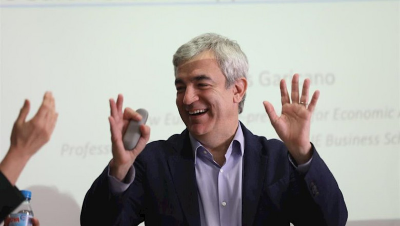 El eurodiputado Luis Garicano habla sobre 'Cómo resucitar la Unión Bancaria' y comenta el estado actual de las negociaciones en Madrid | Marta Fernández Jara - Europa Press - Archivo ep el eurodiputado luis garicano habla sobre como resucitar la union bancaria y comenta el estado