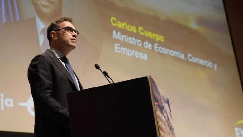ep el ministro de economia comercio y empresa carlos cuerpo interviene en la jornada extremadura ep el ministro de economia comercio y empresa carlos cuerpo interviene en la jornada extremadura