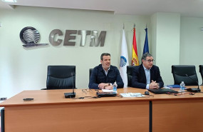 ep el presidente de la cetm carmelo gonzalez derecha y el secretario general adjunto dulse diaz