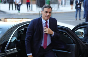 ep el presidente del gobierno en funciones pedro sanchez llega a la sede de la agencia efe en madrid