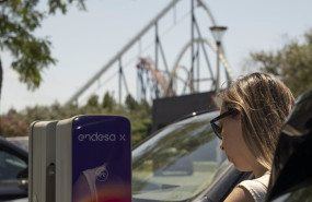 ep endesa hace para portaventura uno de los mayores hubs de recarga para coche electrico en un