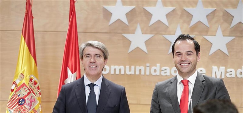 Ignacio Aguado y Ángel Garrido en la Real Casa de Correos | COMUNIDAD DE MADRID - Archivo ep ignacio aguado y angel garridola real casacorreos