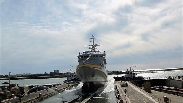 ep imagen de archivo de la botadura del bam audaz en navantia
