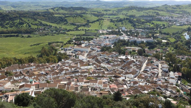 ep imagen de archivo del pueblo de jimena de la frontera