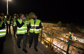 ep jose luis abalos visita las obras que adif esta desarrollando en teruel