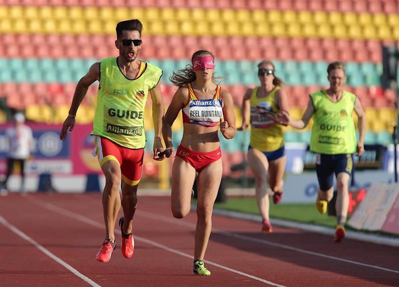 ep la atleta paralimpica lia beel durante una competicion