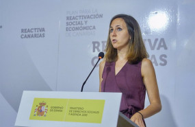 ep la ministra de derechos sociales y agenda 2030 ione belarra interviene tras la firma de un