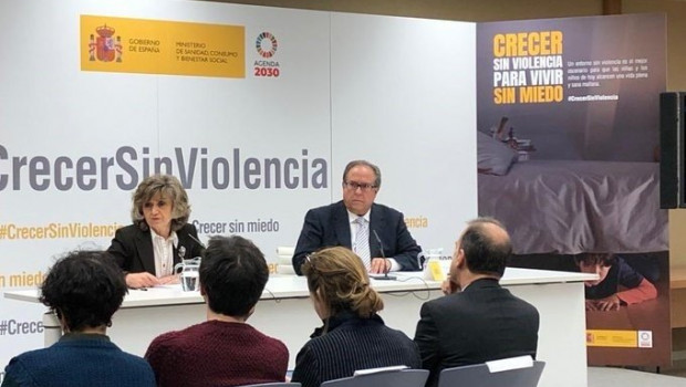 ep la ministra de sanidad consumo y bienestar social maria luisa carcedo y el director general de