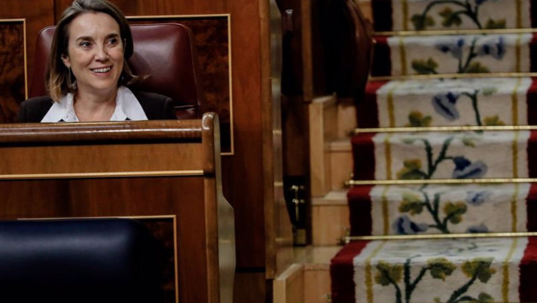ep la portavoz parlamentaria del pp en el congreso cuca gamarra durante una sesion plenaria en el ep la portavoz parlamentaria del pp en el congreso cuca gamarra durante una sesion plenaria en el