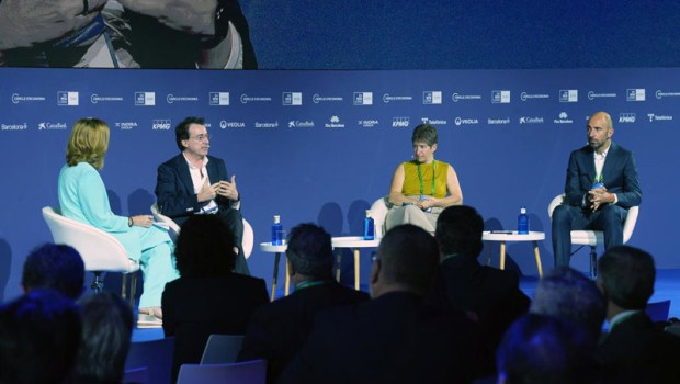 ep la presidenta de gmv monica martinez el ceo de openchip francesc guim y el cofundador de