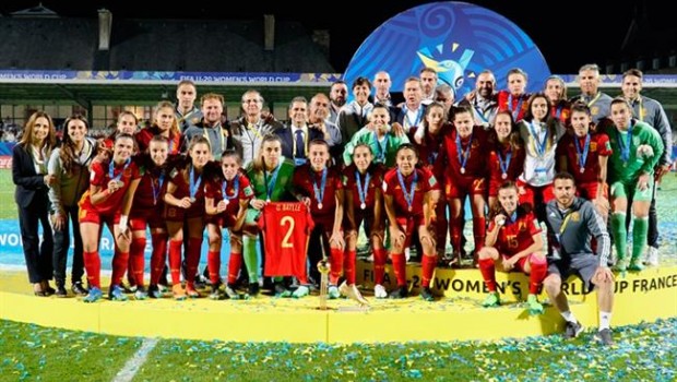 ep la seleccion espanola sub-20 tras perderfinalmundial femenino