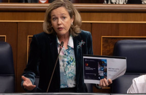 ep la vicepresidenta primera y ministra de economia nadia calvino interviene durante una sesion de