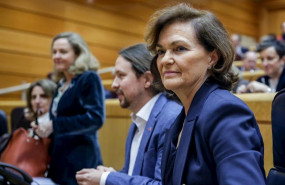ep los cuatro vicepresidentes del gobierno carmen calvo pablo iglesias nadia calvino y teresa ribera