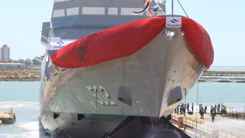 ep patrullero de altura para la marina real de marruecos botado este martes en los astilleros de ep patrullero de altura para la marina real de marruecos botado este martes en los astilleros de