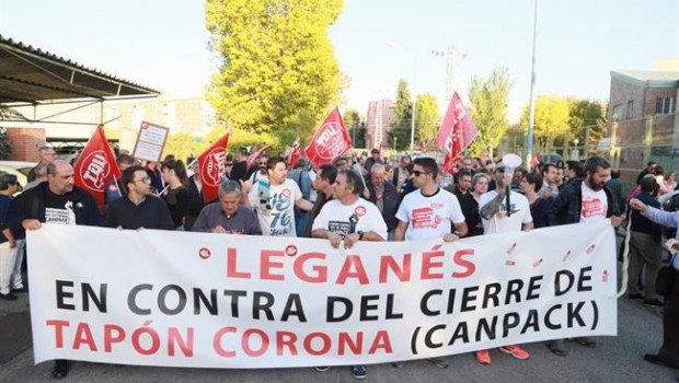 ep un momentola manifestacionlos empleadostapon leganes