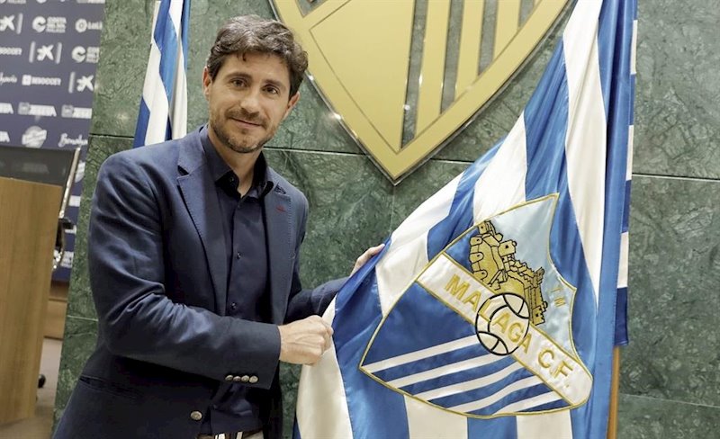 ep victor sanchez del amo despues de renovar como entrenador del malaga cf
