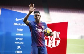 ep yerry mina barcelona presentacion