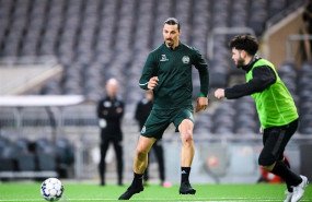 ep zlatan ibrahimovic se entrena con el hammarby football