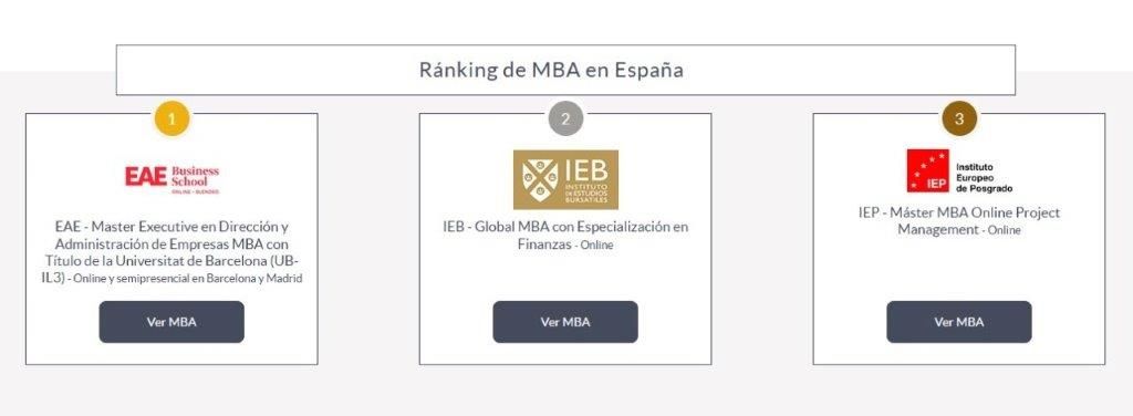 ranking mba spain 2024   2025