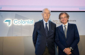 ep archivo   el presidente de colonial juan jose bruguera i y el consejero delegado pere vinolas d
