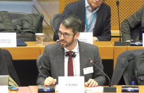 ep archivo   el secretario general de anfaco cecopesca roberto alonso en el parlamento europeo