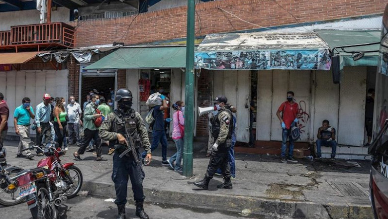 Despliegue policial en Caracas | Roman Camacho/SOPA Images via ZU / DPA ep despliegue policial en caracas
