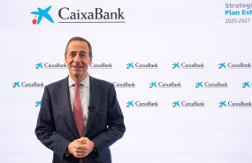 ep el ceo de caixabank gonzalo gortazar durante la presentacion del plan estrategico 2025 2027 de