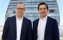 ep el consejero delegado de bbva onur gen y el presidente del banco carlos torres vila frente al