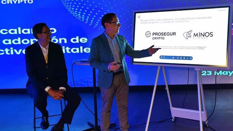 ep el consejero delegado de minos global alfonso ayuso y el presidente ejecutivo de prosegur crypto ep el consejero delegado de minos global alfonso ayuso y el presidente ejecutivo de prosegur crypto