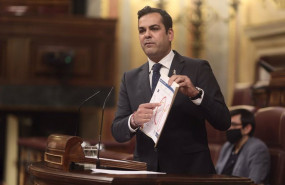 ep el diputado del pp en el congreso juan diego requena interviene en una sesion plenaria en el