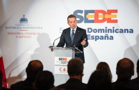 ep el ministro de industria comercio y mipymes de republica dominicana victor bisono durante la