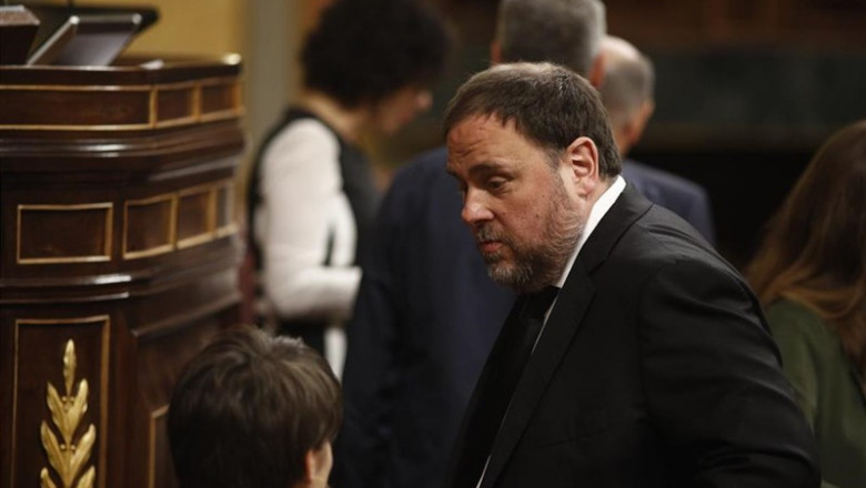 El preso del procés y exvicepresidente de la Generalitat, Oriol Junqueras (ERC) | EDUARDO PARRA - EUROPA PRESS - Archivo ep el preso del proces y exvicepresidente de la generalitat oriol junqueras erc acude a la votacion