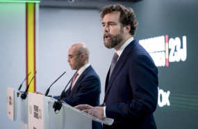 ep el vicepresidente de accion politica de vox jorge buxade i y el portavoz del grupo parlamentario
