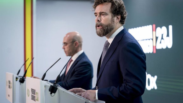 ep el vicepresidente de accion politica de vox jorge buxade i y el portavoz del grupo parlamentario