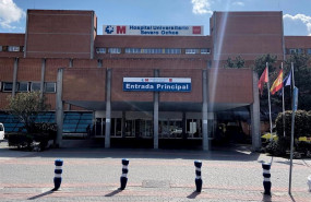 ep entrada principal del hospital severo ochoa de leganes de donde hace dos dias fueron derivados