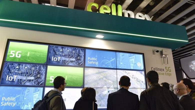Estand de Cellnex en el Mobile World Congress de 2019. | CELLNEX ep estand de cellnex en el mobile world congress de 2019