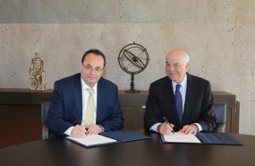 ep francisco gonzalez bbva y luis carranza caf firmanmemorandoentendimi