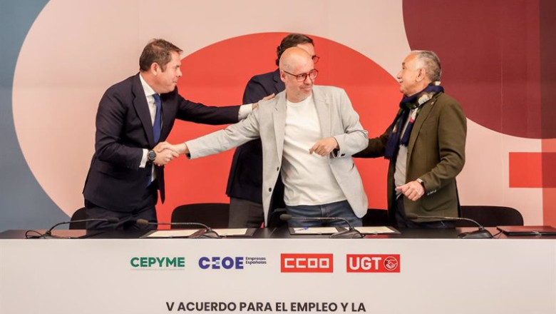 ep i d los presidentes de cepyme y ceoe gerardo cuerva antonio garamendi y los secretarios generales ep i d los presidentes de cepyme y ceoe gerardo cuerva antonio garamendi y los secretarios generales