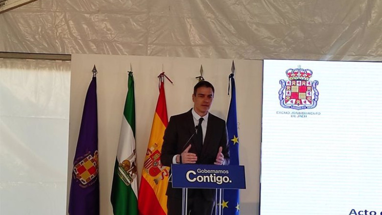 Intervención de Pedro Sánchez en la presentación del Cetedex | EUROPA PRESS ep intervencion de pedro sanchez en la presentacion del cetedex