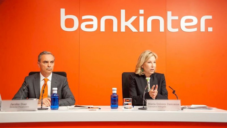 ep la consejera delegada de bankinter maria dolores dancausa y el director financiero del banco ep la consejera delegada de bankinter maria dolores dancausa y el director financiero del banco