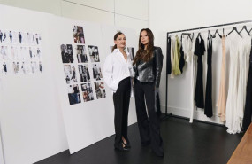 ep la directora creativa de mango woman justi ruano y la disenadora victoria beckham
