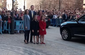 ep la familia real asistela misapascuala catedralpalma