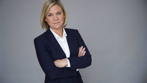 ep la ministra de finanzas de suecia magdalena andersson