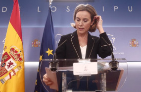 ep la portavoz parlamentaria del pp cuca gamarra en rueda de prensa en el congreso de los diputados