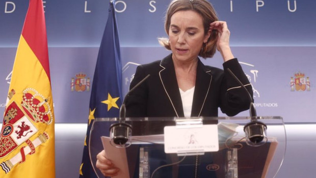 ep la portavoz parlamentaria del pp cuca gamarra en rueda de prensa en el congreso de los diputados