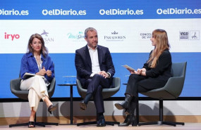 ep la presidenta de paradores raquel sanchez y el director general de turespana miguel sanz durante