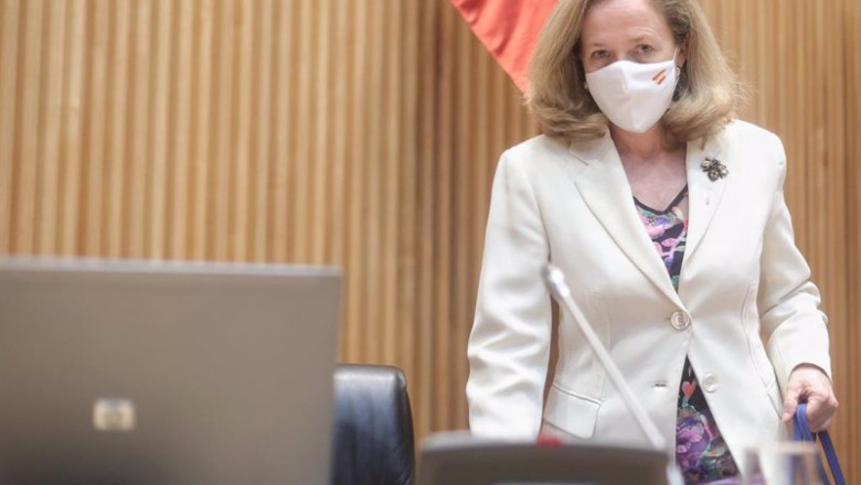 La vicepresidenta segunda del Gobierno y ministra de Asuntos Económicos y Transformación Digital, Nadia Calviño, a su llegada a la Comisión Mixta para la Unión Europea en el Congreso, a 22 de junio de 2021, en Madrid, (España). | EUROPA PRESS/E. Parra. POOL - Europa Press ep la vicepresidenta segunda del gobierno y ministra de asuntos economicos y transformacion digital 20210626122804