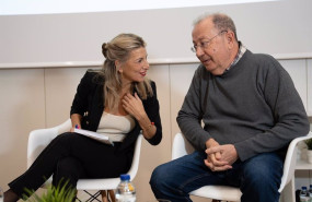 ep la vicepresidenta segunda del gobierno yolanda diaz en la presentacion del libro sociedad de