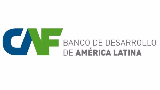 ep logo del banco de desarrollo de america latina caf